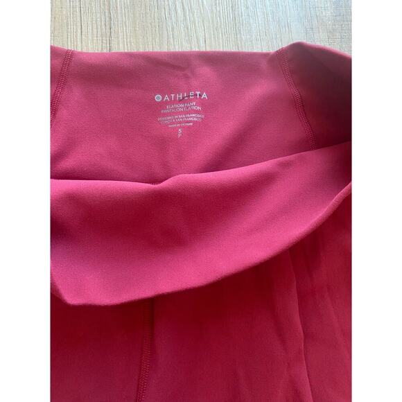 Athleta Elation Women Yoga Pants Coffeeberry Red Joggers Athleisure Small NWOT - Picture 9 of 9